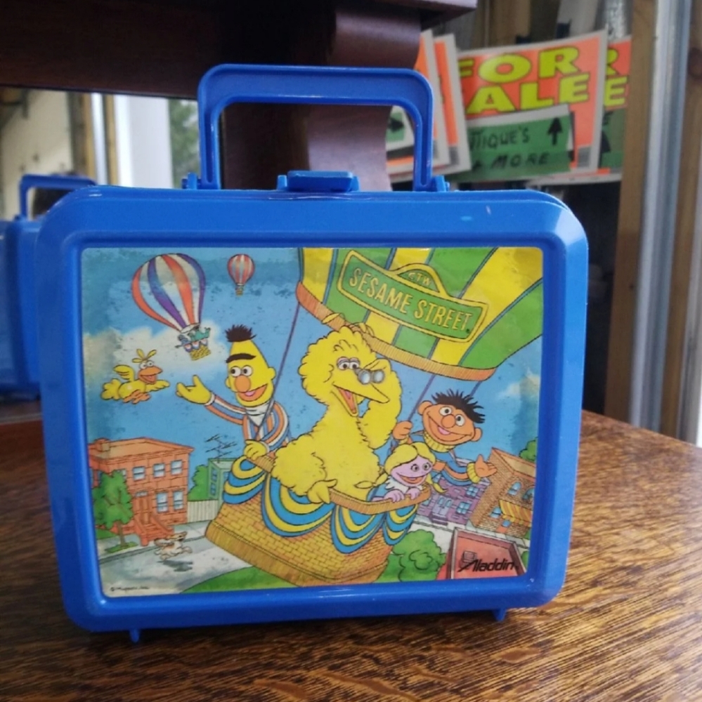 Sesame Street lunch box.